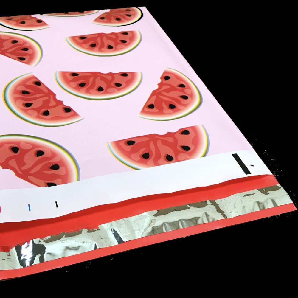 25 Designer Watermelon Poly Mailers 10x13 - Picture 3 of 3